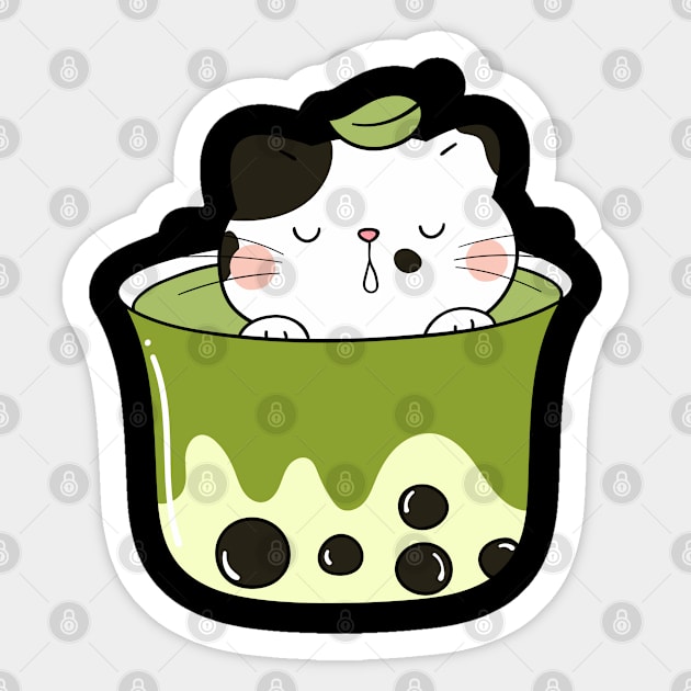 Matcha Sticker by A tone for life